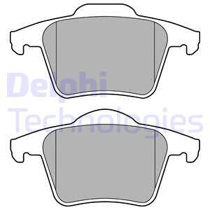 Set placute frana,frana disc puntea spate (LP1835 DELPHI) VOLVO,VOLVO ASIA