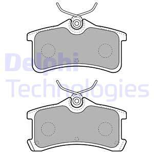 Set placute frana,frana disc puntea spate (LP1917 DELPHI) TOYOTA