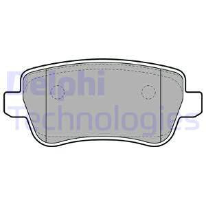 Set placute frana,frana disc puntea spate (LP1964 DELPHI) FIAT