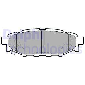 Set placute frana,frana disc puntea spate (LP1999 DELPHI) SUBARU,TOYOTA