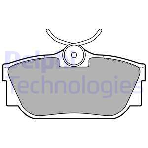Set placute frana,frana disc puntea spate (LP2019 DELPHI) VW