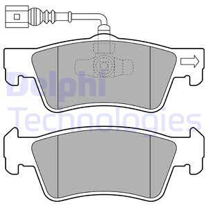 Set placute frana,frana disc puntea spate (LP2087 DELPHI) VW