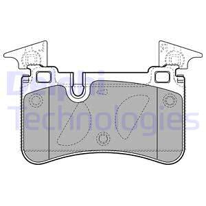 Set placute frana,frana disc puntea spate (LP2151 DELPHI) MERCEDES-BENZ
