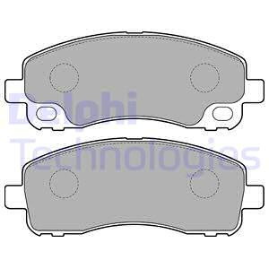 Set placute frana,frana disc puntea spate (LP2204 DELPHI) MITSUBISHI
