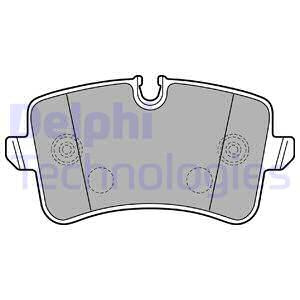 Set placute frana,frana disc puntea spate (LP2226 DELPHI) AUDI