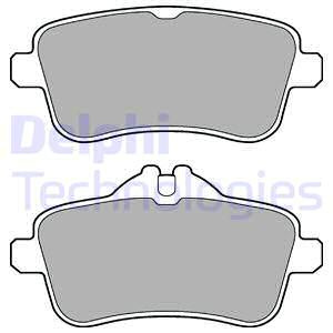 Set placute frana,frana disc puntea spate (LP2443 DELPHI) MERCEDES-BENZ