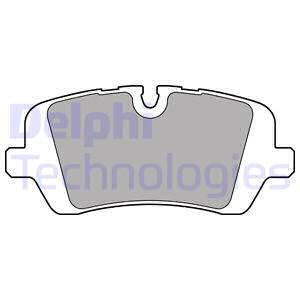 Set placute frana,frana disc puntea spate (LP2508 DELPHI) LAND ROVER