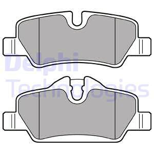 Set placute frana,frana disc puntea spate (LP2762 DELPHI) MINI