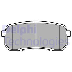 Set placute frana,frana disc puntea spate (LP3178 DELPHI) KIA