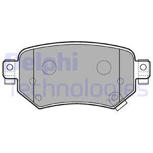 Set placute frana,frana disc puntea spate (LP3234 DELPHI) MAZDA