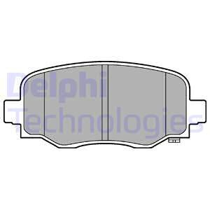 Set placute frana,frana disc puntea spate (LP3253 DELPHI) JEEP