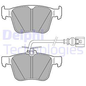 Set placute frana,frana disc puntea spate (LP3267 DELPHI) AUDI,CUPRA