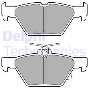 Set placute frana,frana disc puntea spate (LP3268 DELPHI) SUBARU