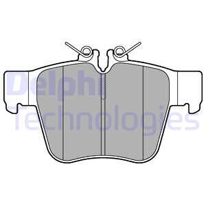 Set placute frana,frana disc puntea spate (LP3277 DELPHI) MERCEDES-BENZ