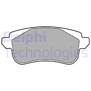Set placute frana,frana disc puntea spate (LP3283 DELPHI) RENAULT