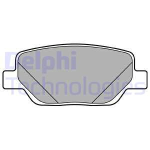 Set placute frana,frana disc puntea spate (LP3290 DELPHI) FIAT