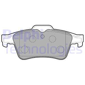 Set placute frana,frana disc puntea spate (LP3303 DELPHI) PEUGEOT