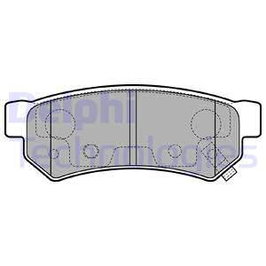 Set placute frana,frana disc puntea spate (LP3305 DELPHI) CHEVROLET