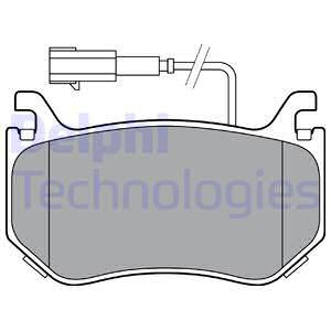 Set placute frana,frana disc puntea spate (LP3381 DELPHI) ALFA ROMEO