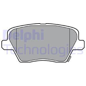 Set placute frana,frana disc puntea spate (LP3386 DELPHI) HYUNDAI,KIA