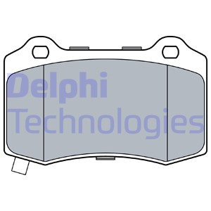 Set placute frana,frana disc puntea spate (LP3547 DELPHI) JEEP