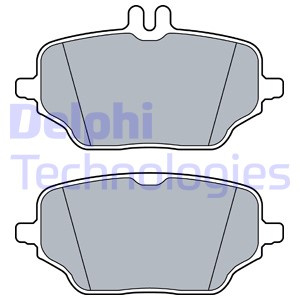 Set placute frana,frana disc puntea spate (LP3572 DELPHI) MERCEDES-BENZ