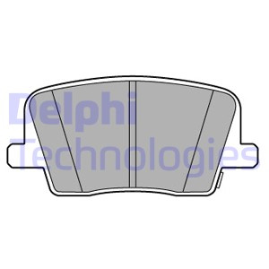 Set placute frana,frana disc puntea spate (LP3581 DELPHI) SSANGYONG