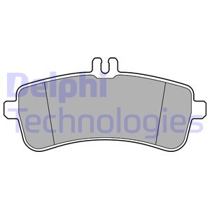 Set placute frana,frana disc puntea spate (LP3583 DELPHI) MERCEDES-BENZ