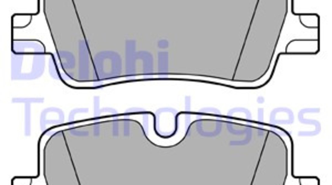 Set placute frana,frana disc puntea spate (LP3606 DELPHI) BMW,BMW (BRILLIANCE)