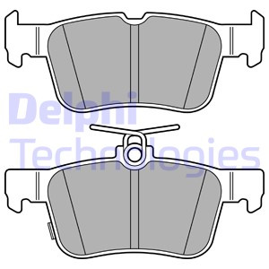 Set placute frana,frana disc puntea spate (LP3607 DELPHI) FORD