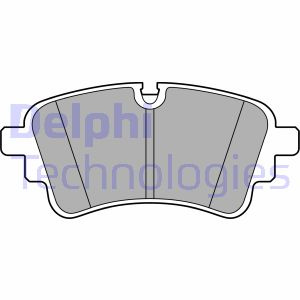 Set placute frana,frana disc puntea spate (LP3670 DELPHI) AUDI,AUDI (FAW)