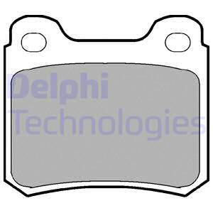 Set placute frana,frana disc puntea spate (LP915 DELPHI) MERCEDES-BENZ