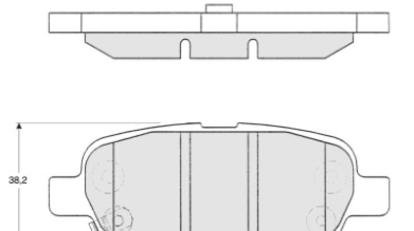 Set placute frana,frana disc puntea spate (MT503 MTR) INFINITI,NISSAN,NISSAN (DFAC),RENAULT,SUZUKI