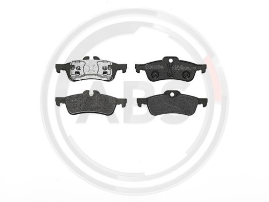 Set placute frana,frana disc puntea spate (P06032 ABS) MINI
