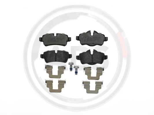 Set placute frana,frana disc puntea spate (P06052 ABS) MINI