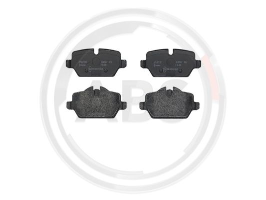 Set placute frana,frana disc puntea spate (P06080 ABS) MINI