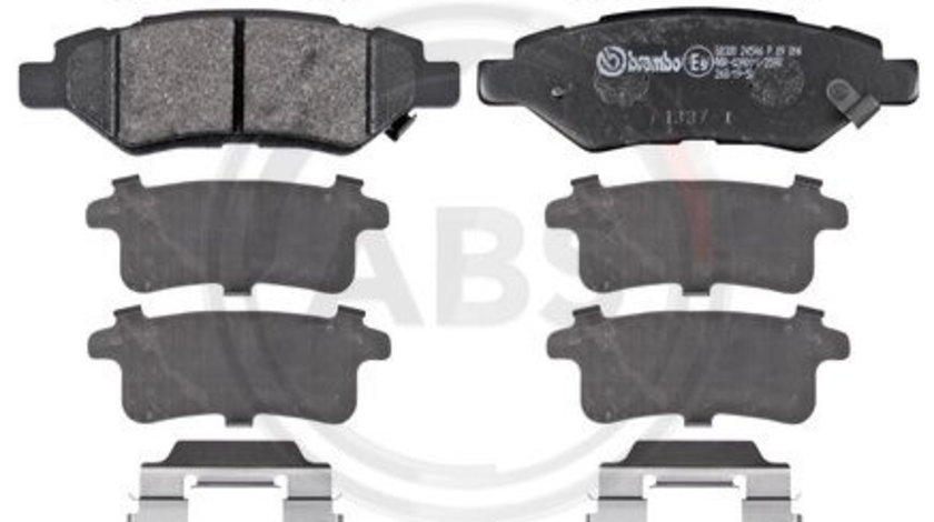 Set placute frana,frana disc puntea spate (P09014 ABS) CADILLAC,CHEVROLET,FORD,SAAB