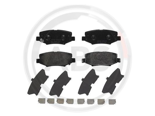 Set placute frana,frana disc puntea spate (P18024 ABS) DODGE,JEEP