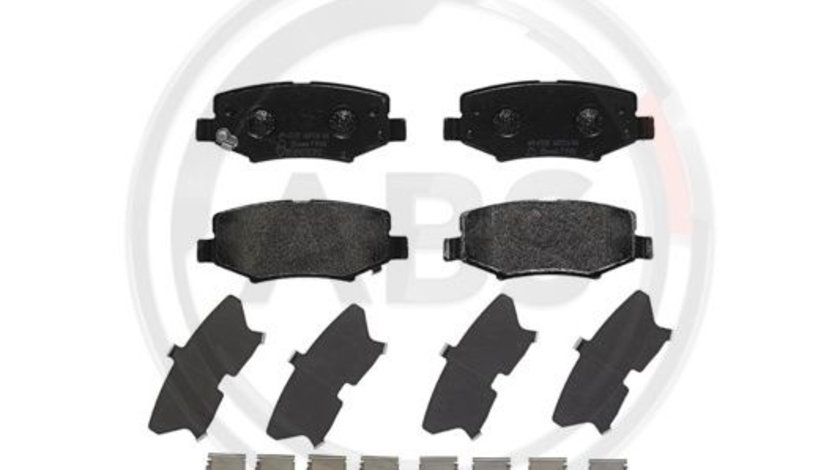 Set placute frana,frana disc puntea spate (P18024 ABS) DODGE,JEEP