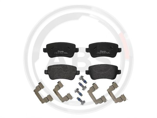Set placute frana,frana disc puntea spate (P23102 ABS) FIAT