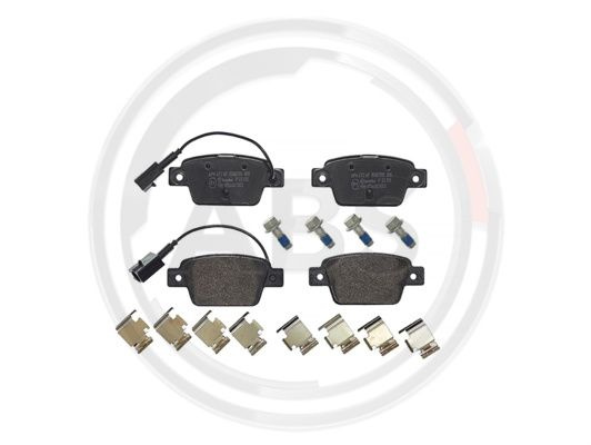 Set placute frana,frana disc puntea spate (P23135 ABS) FIAT,LANCIA