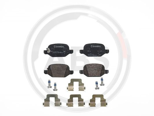 Set placute frana,frana disc puntea spate (P23150 ABS) FIAT