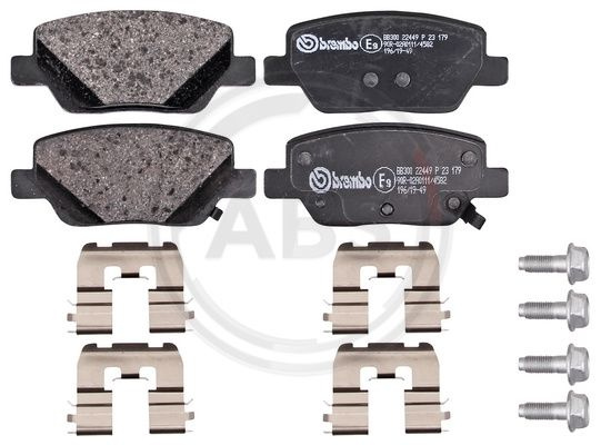 Set placute frana,frana disc puntea spate (P23179 ABS) FIAT