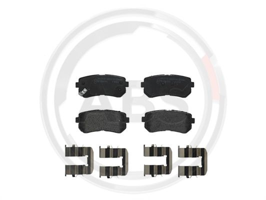 Set placute frana,frana disc puntea spate (P30046 ABS) HYUNDAI