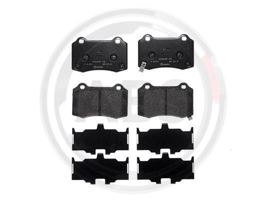 Set placute frana,frana disc puntea spate (P30074 ABS) HYUNDAI,JEEP,TESLA
