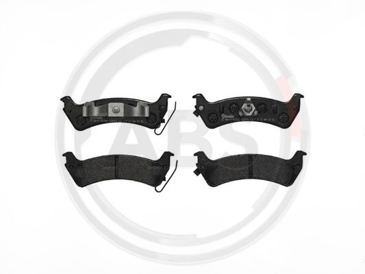 Set placute frana,frana disc puntea spate (P37012 ABS) JEEP