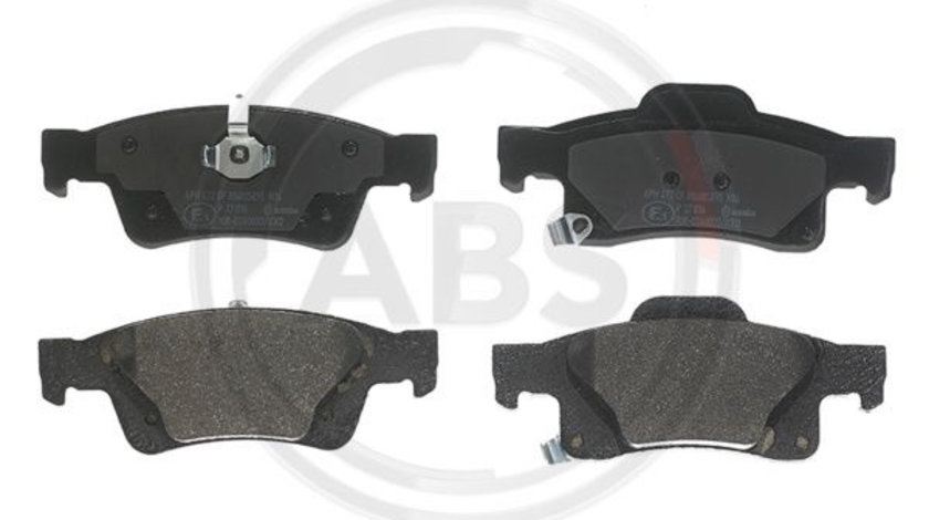 Set placute frana,frana disc puntea spate (P37016 ABS) DODGE,JEEP