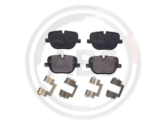 Set placute frana,frana disc puntea spate (P44025 ABS) LAND ROVER