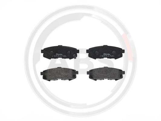 Set placute frana,frana disc puntea spate (P49042 ABS) MAZDA