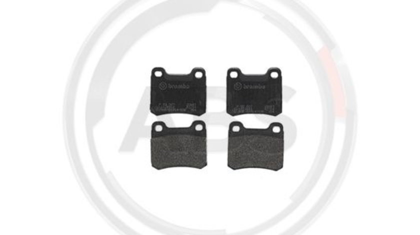 Set placute frana,frana disc puntea spate (P50007 ABS) MERCEDES-BENZ